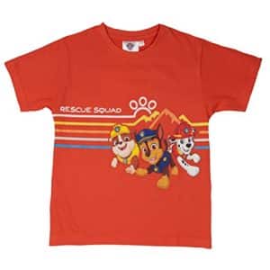Paw Patrol T-Shirt für Jungen kurzärmlig Rot