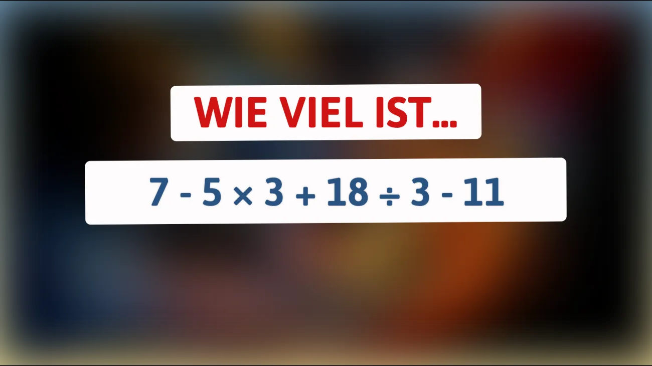 Nur ein Genie kann es lösen: Kannst du diese mathematische Herausforderung knacken?"